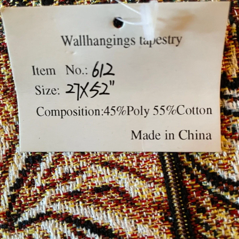 BRAND NEW Lord's Last Supper & Disciples Woven Tapestry Wall Hanging 52”x 27”